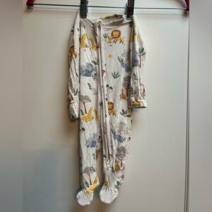 Angel Dear Animal Print Footie Pajama - Size 0-3 months